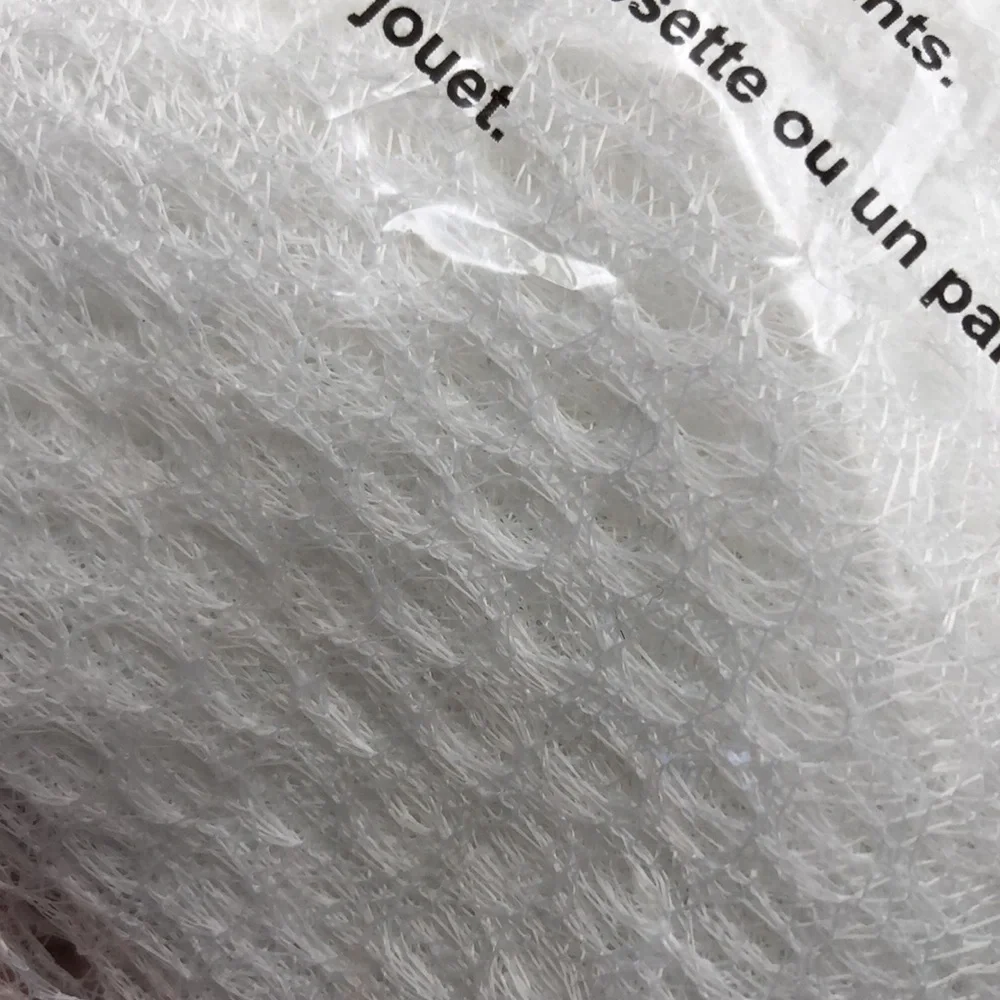 Laundry Bag Mesh 36”x24” White Extra Large Push Lock Drawstring Securely Closes
